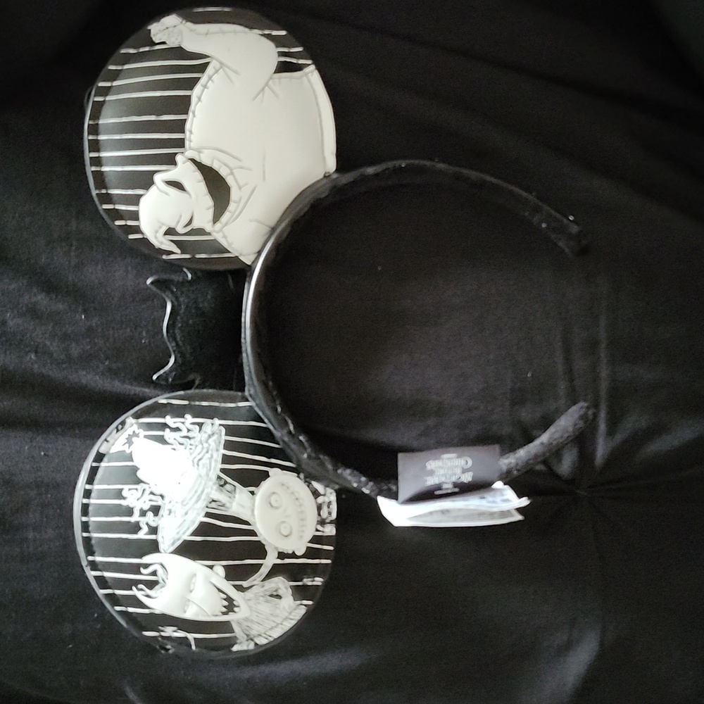 SOLD: Nightmare Before Christmas Disney Mickey Ears Headband - Picture 2 of 5